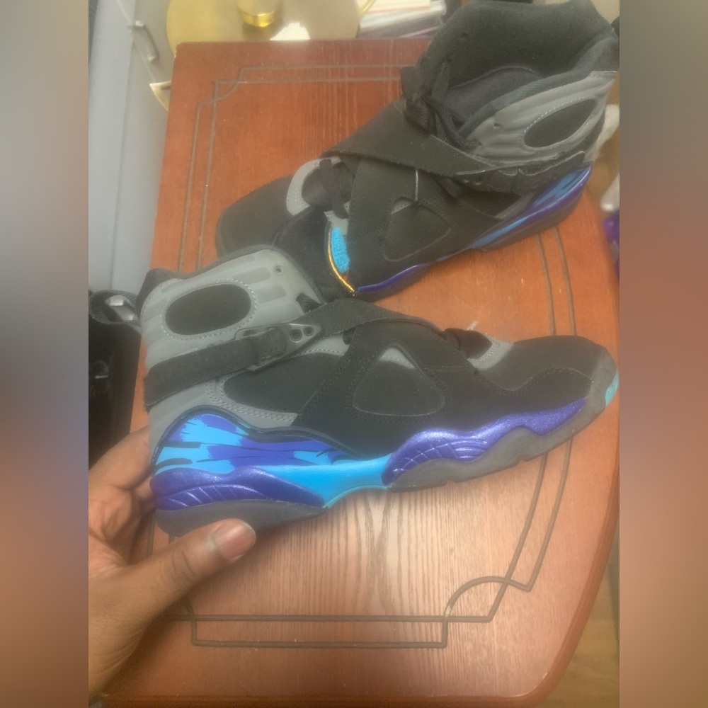 Air Jordan 8 Aqua size 6.5y Authentic